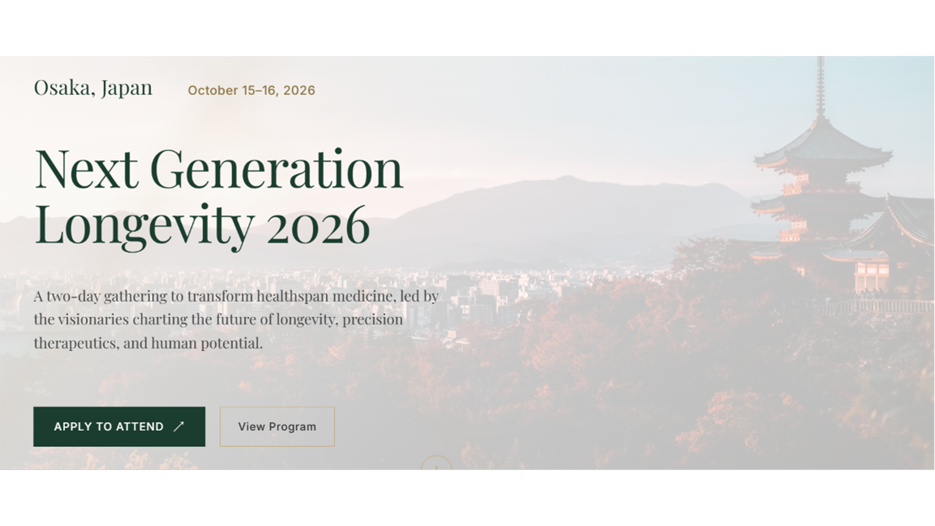 Next Generation Longevity 2026